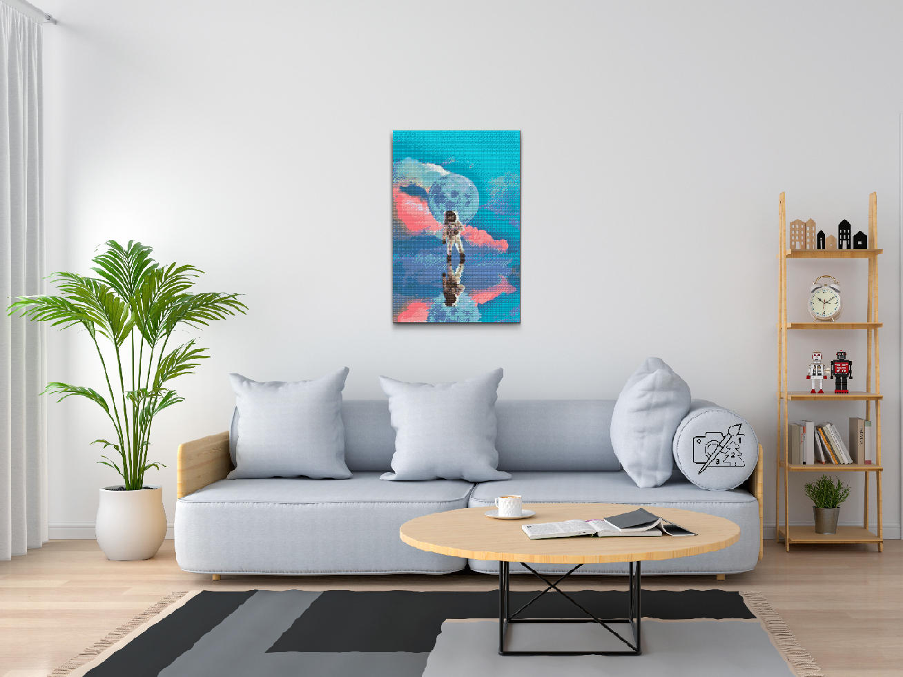 Diamond Painting - Astronaut på vandet