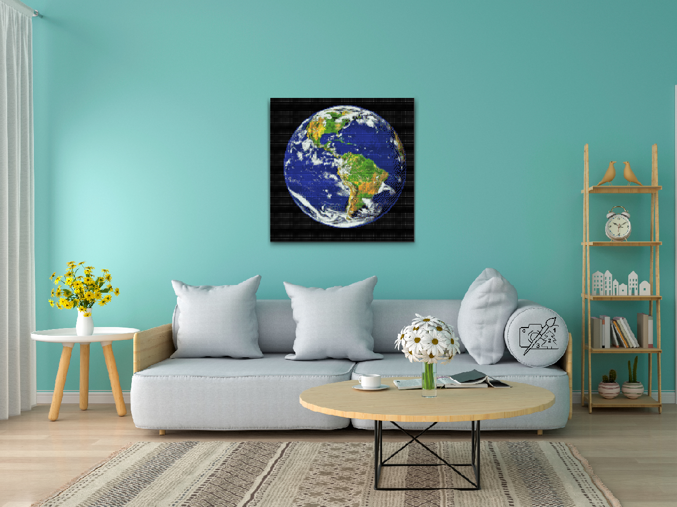 Diamond Painting - Planeten Jorden