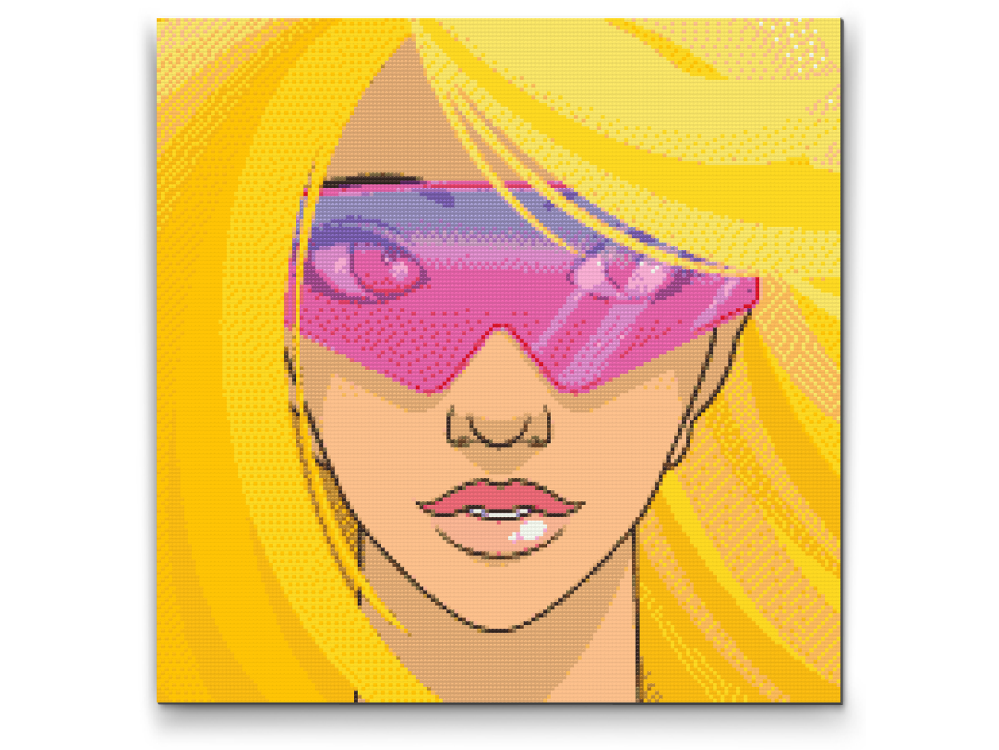 Diamond Painting - Charmerende blondine