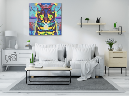 Paint by Numbers - Farverig Kat