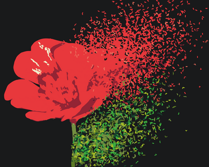Paint by Numbers - Blæst blomst