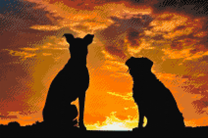 Diamond Painting - Dogs Friends