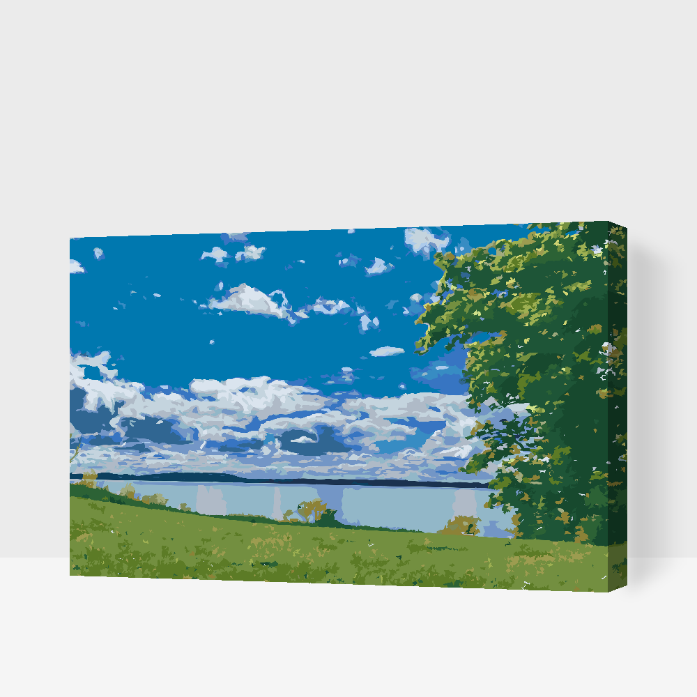 Paint by Numbers - Sø i naturen
