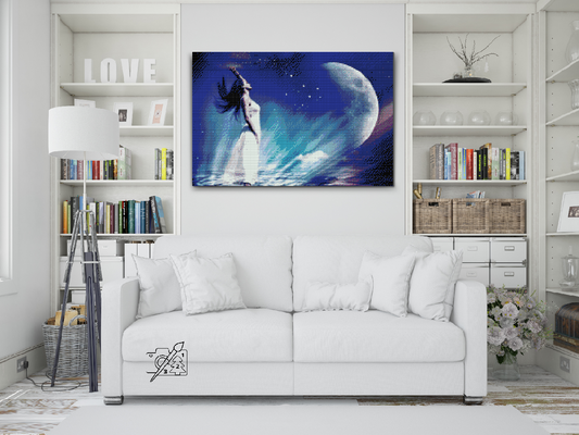 Diamond Painting - Kvinde i rummet