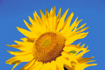 Diamond Painting - Blå himmel og solsikke