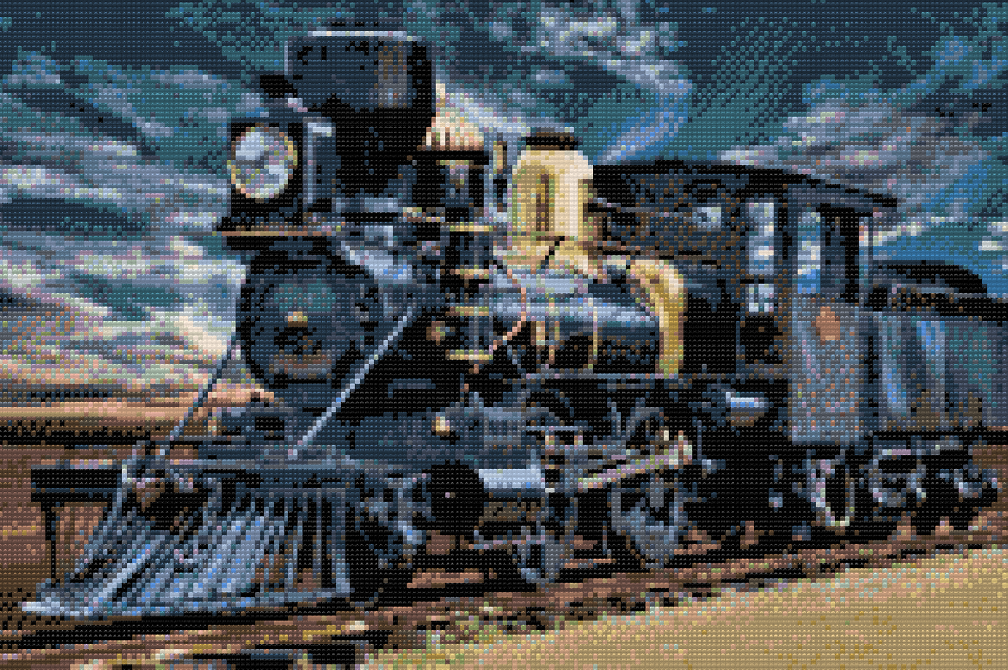 Diamond Painting - Kullokomotiv