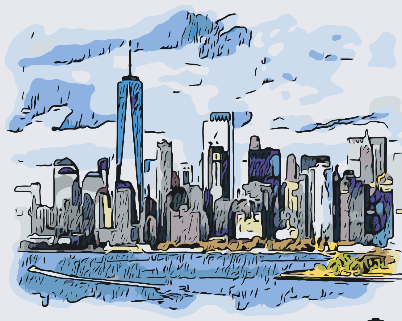 Paint by Numbers - New York