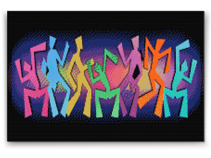 Diamond Painting - Farverig dans