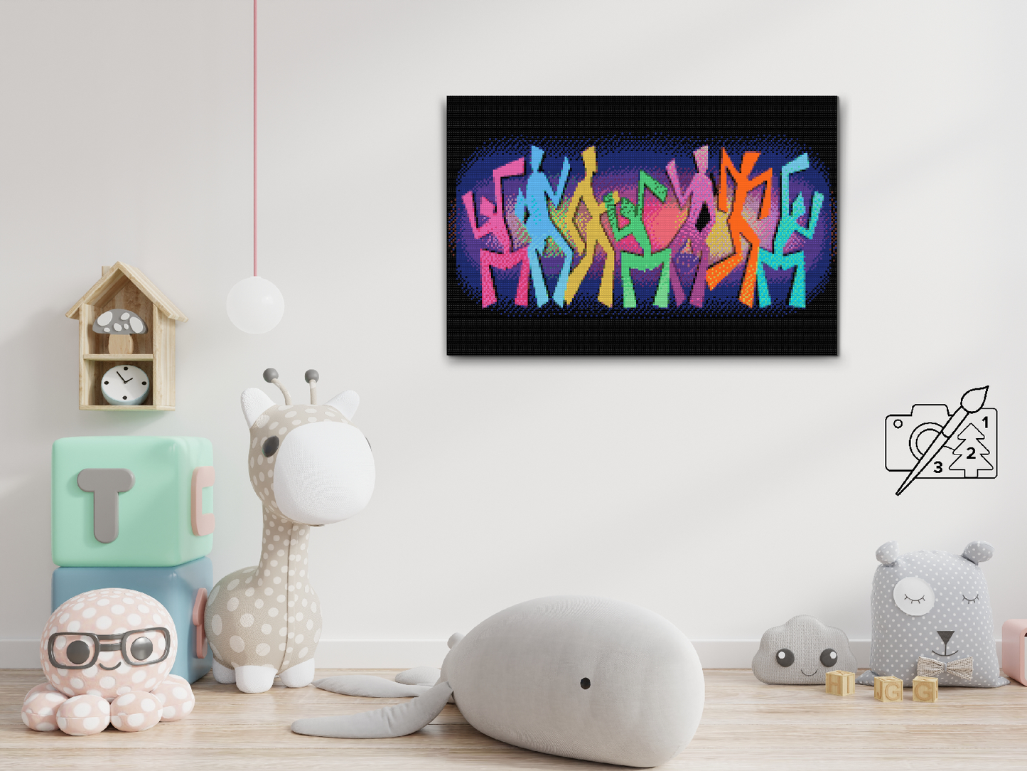 Diamond Painting - Farverig dans