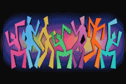 Diamond Painting - Farverig dans