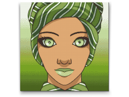 Diamond Painting - Kvinde med turban