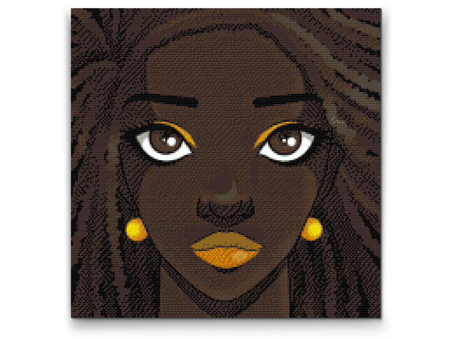 Diamond Painting - Afro-kvinde