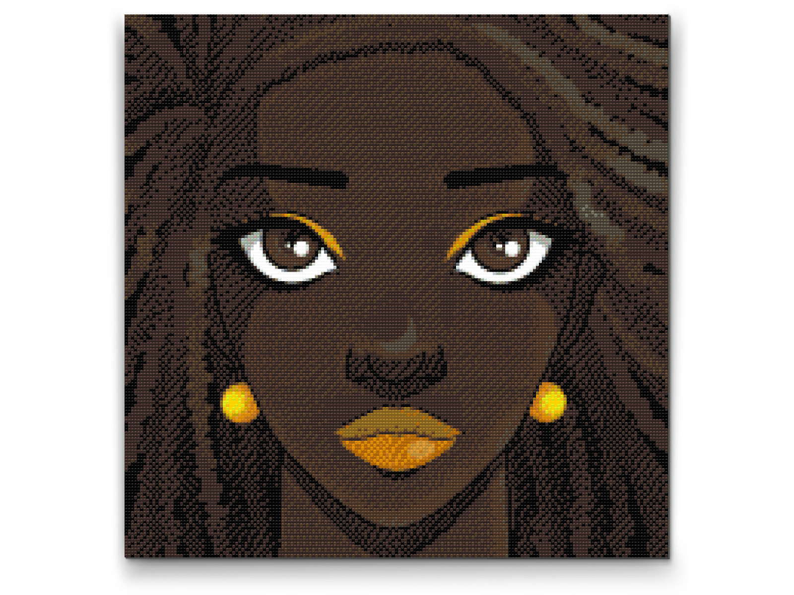 Diamond Painting - Afro-kvinde