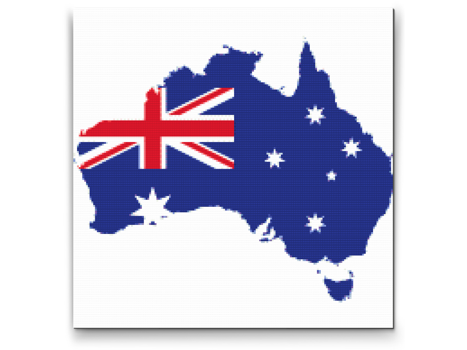 Diamond Painting - Kort over Australien