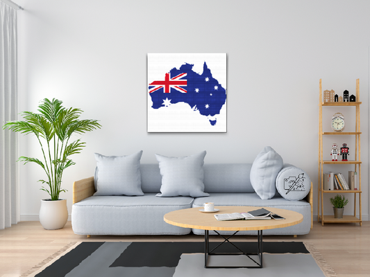 Diamond Painting - Kort over Australien