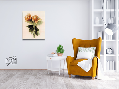 Diamond Painting - Vintage Rose 2