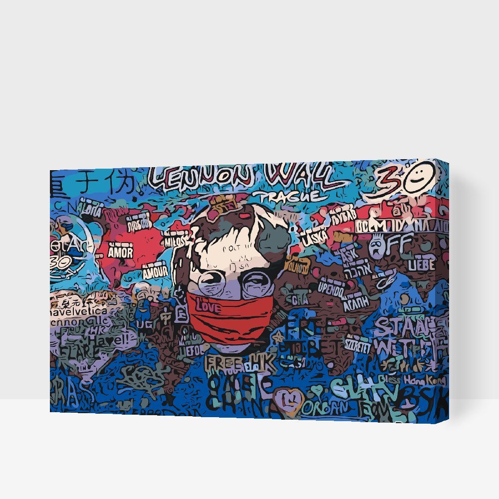 Paint by Numbers - Lennon-muren