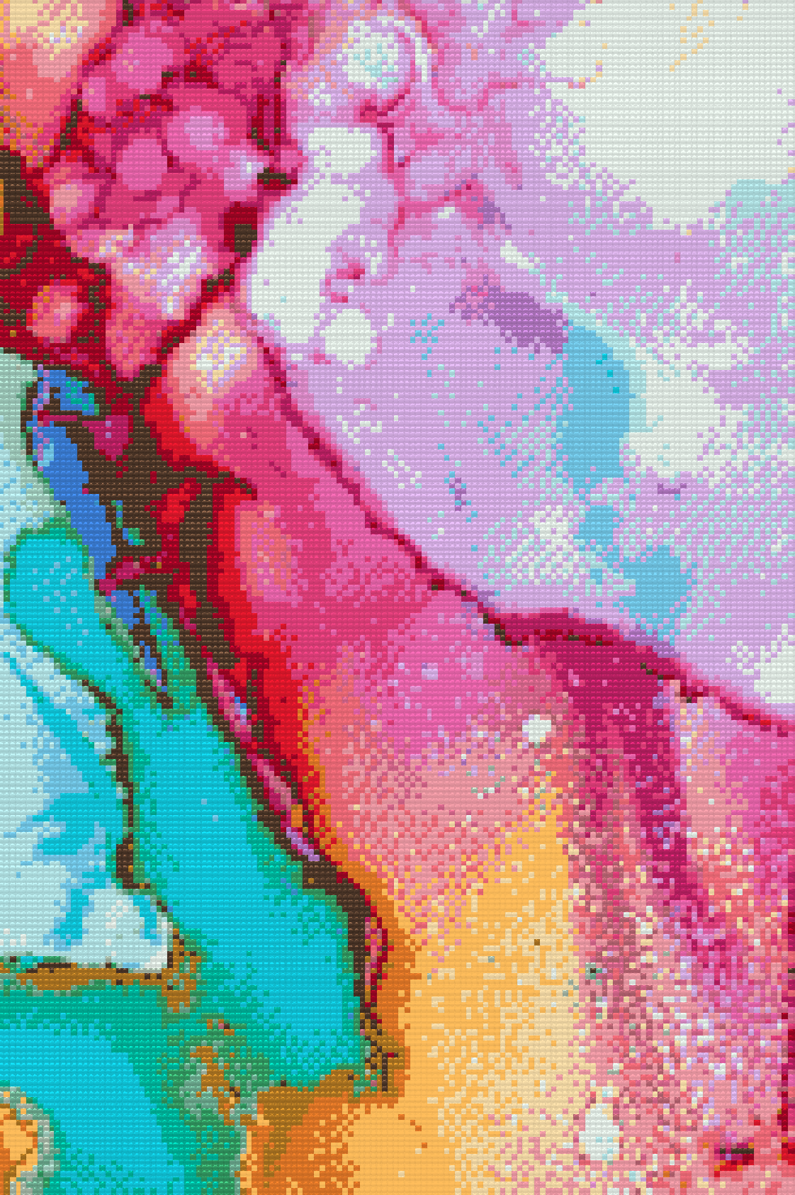 Diamond Painting - Farverig kunst