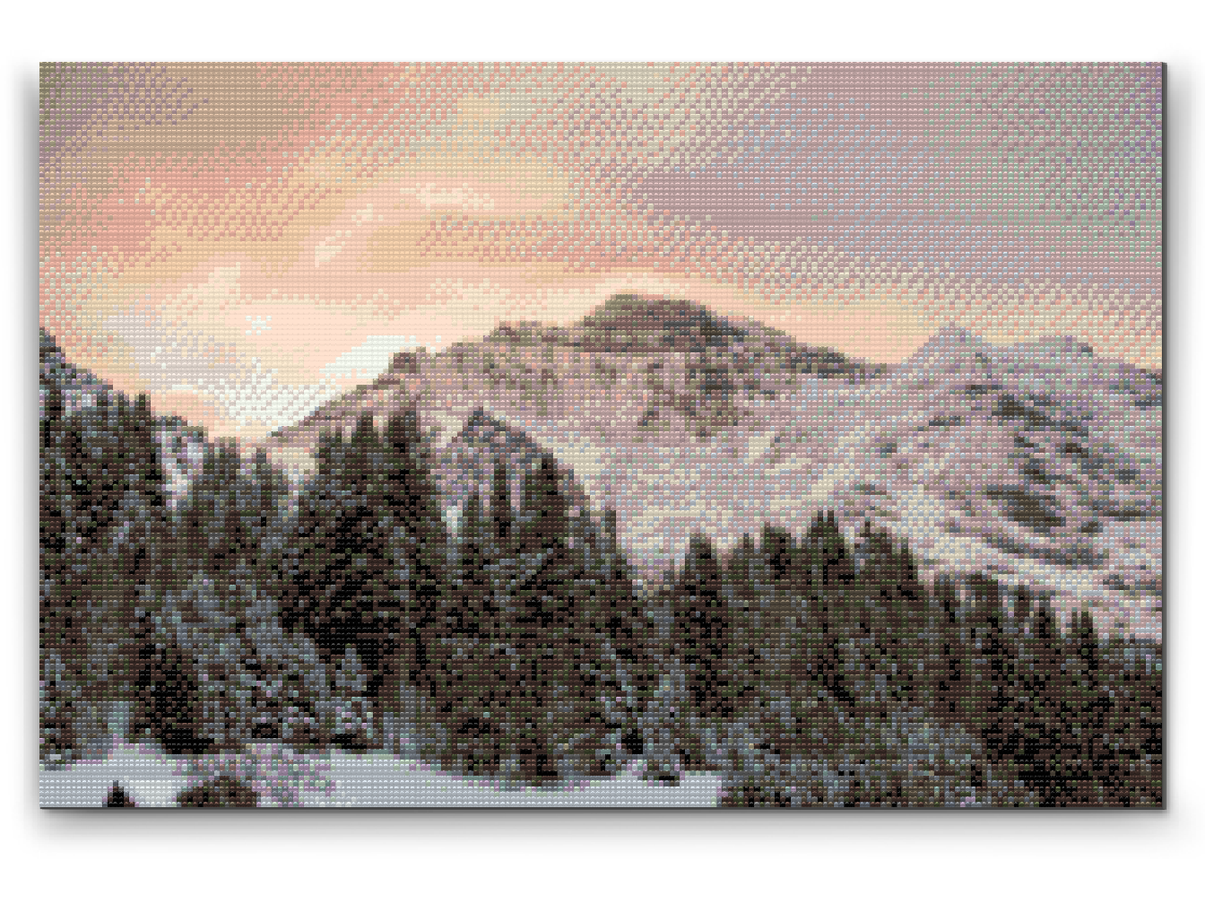 Diamond Painting - Schweiziske Alper Jungfrau