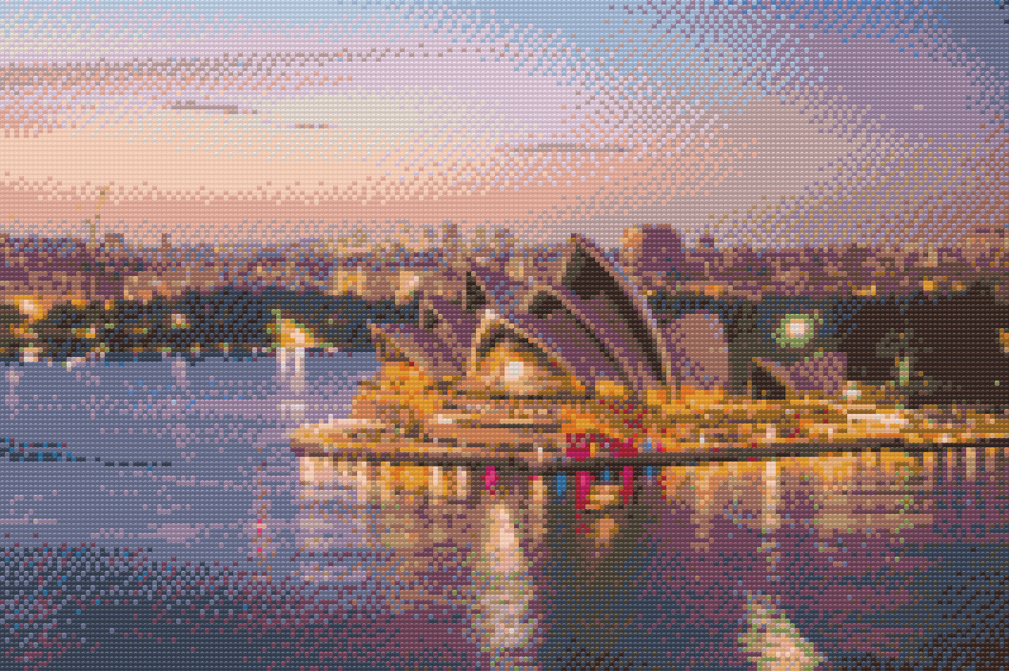 Diamond Painting - Night Sydney Opera House