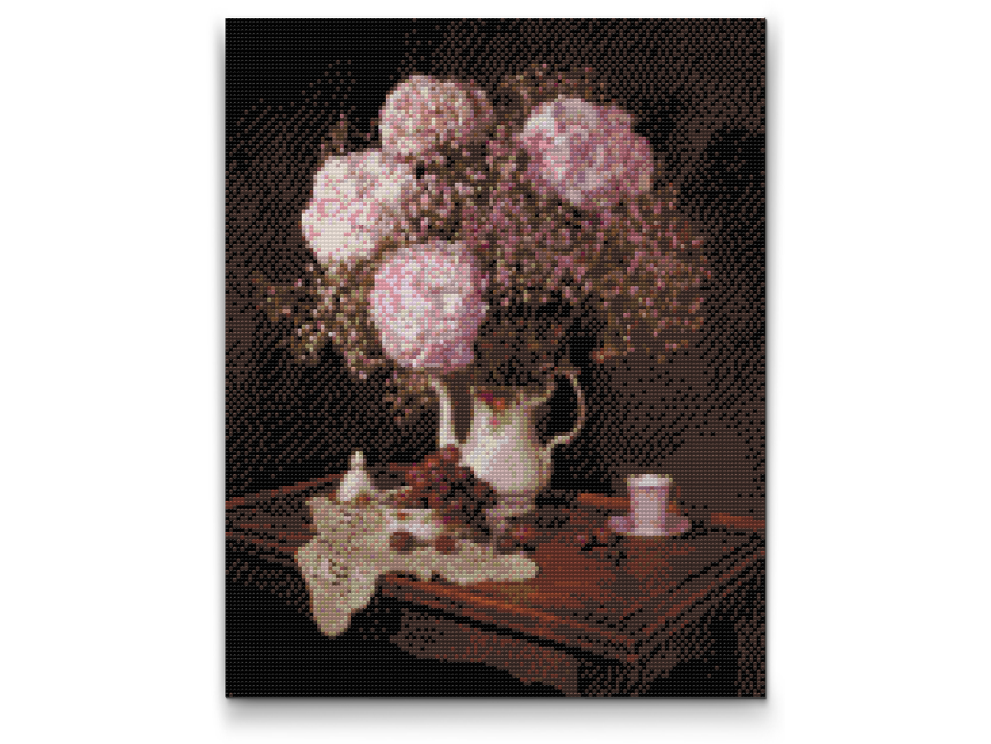 Diamond Painting - Buket hortensiaer