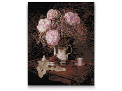 Diamond Painting - Buket hortensiaer