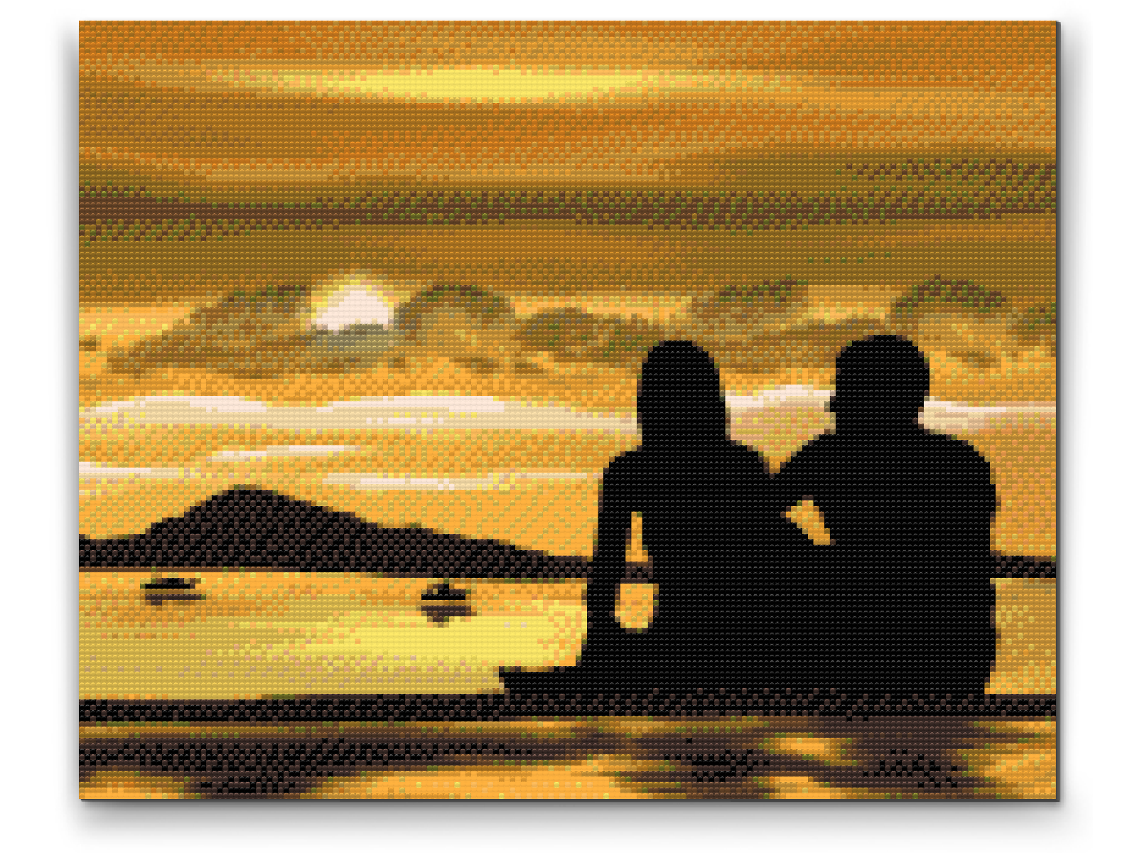 Diamond Painting - Par ved solnedgang 2