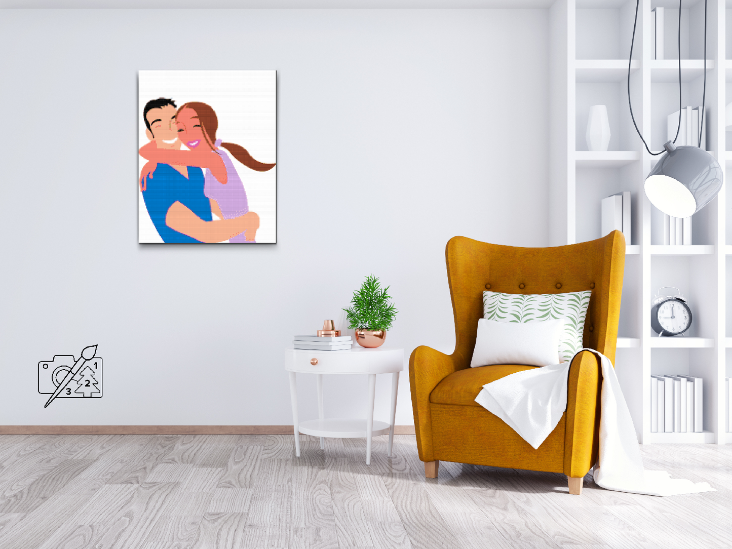 Diamond Painting - Lykkeligt par
