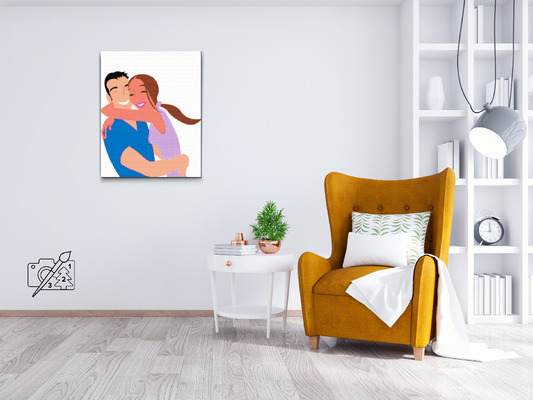 Diamond Painting - Lykkeligt par