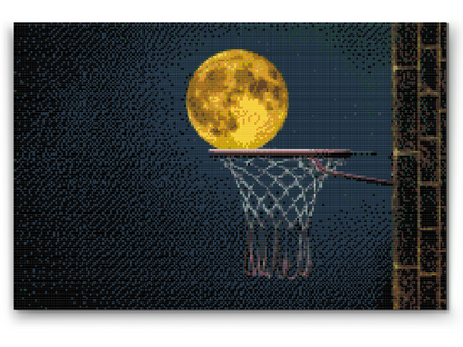 Diamond Painting - Basketball fuldmåne