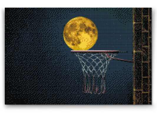 Diamond Painting - Basketball fuldmåne