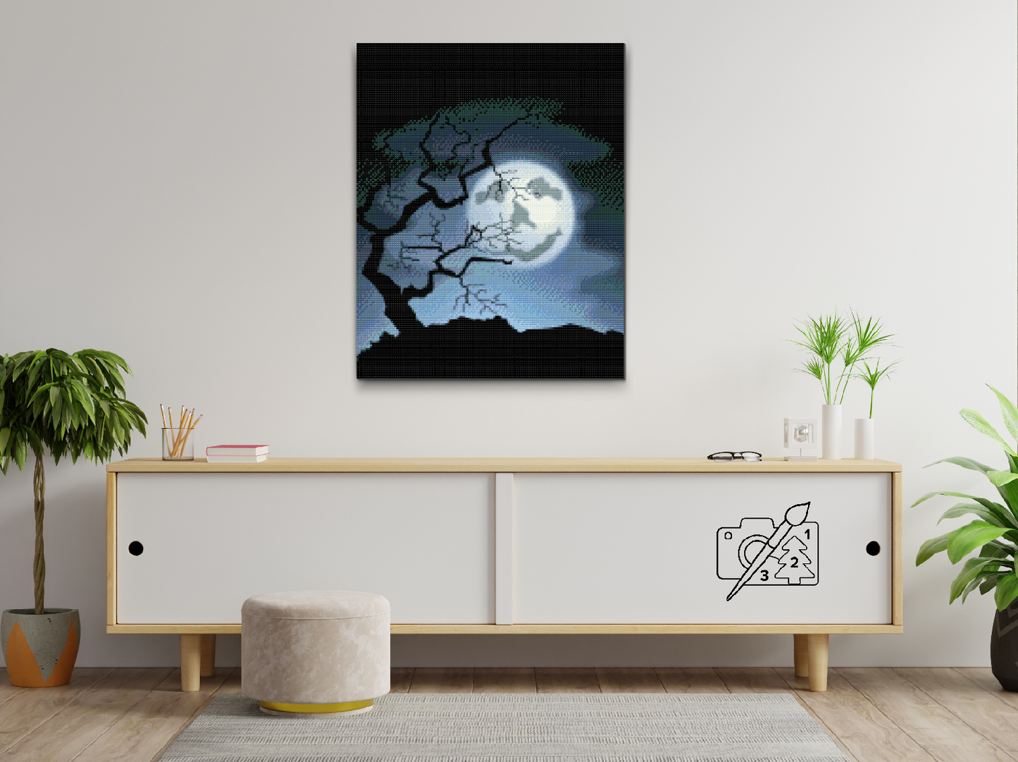 Diamond Painting - Spooky Moon