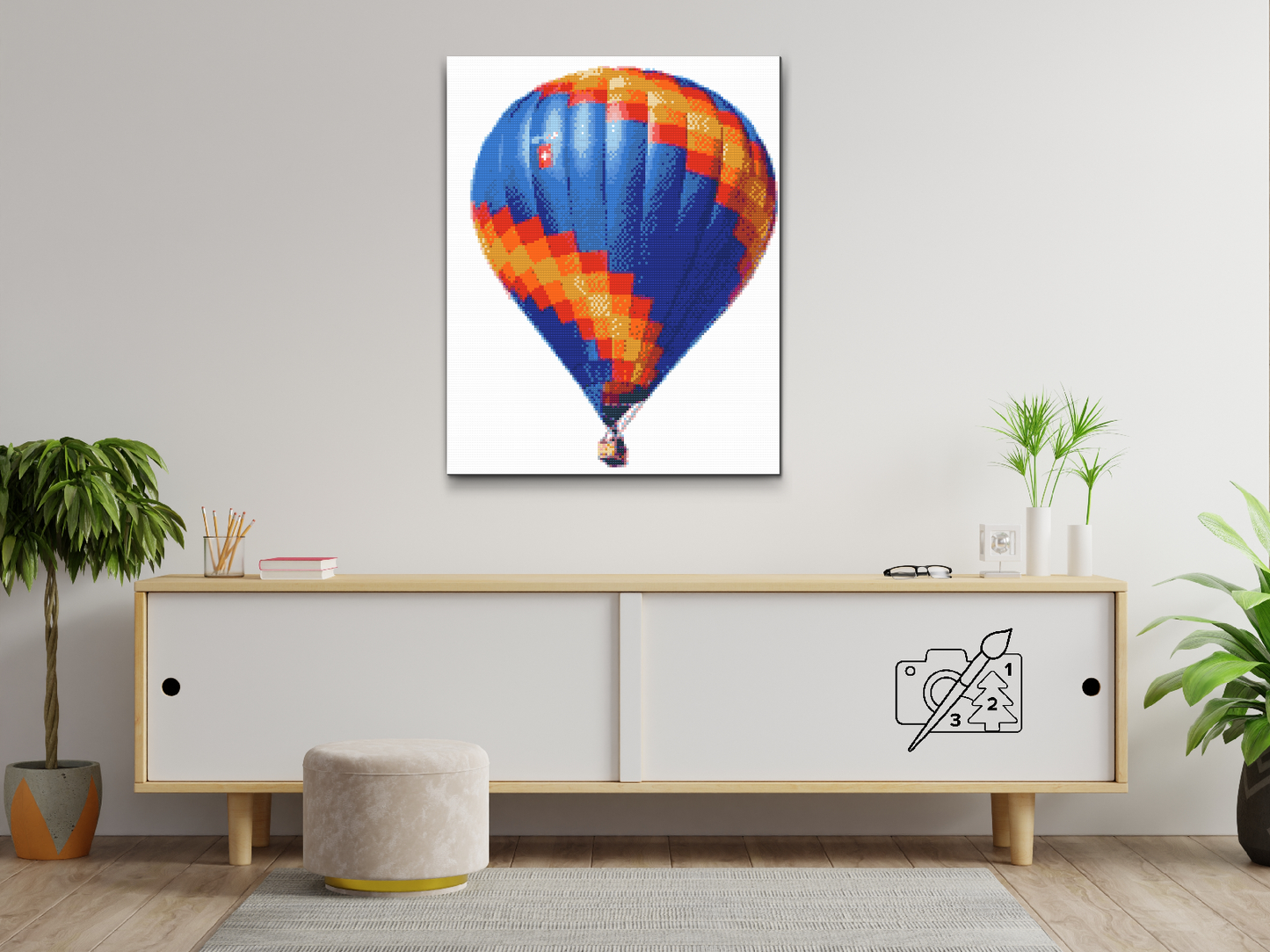 Diamond Painting - Varmluftballon