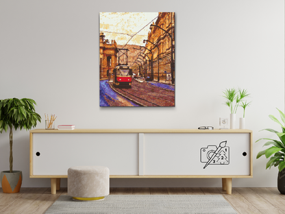 Diamond Painting - Prag Sporvogn