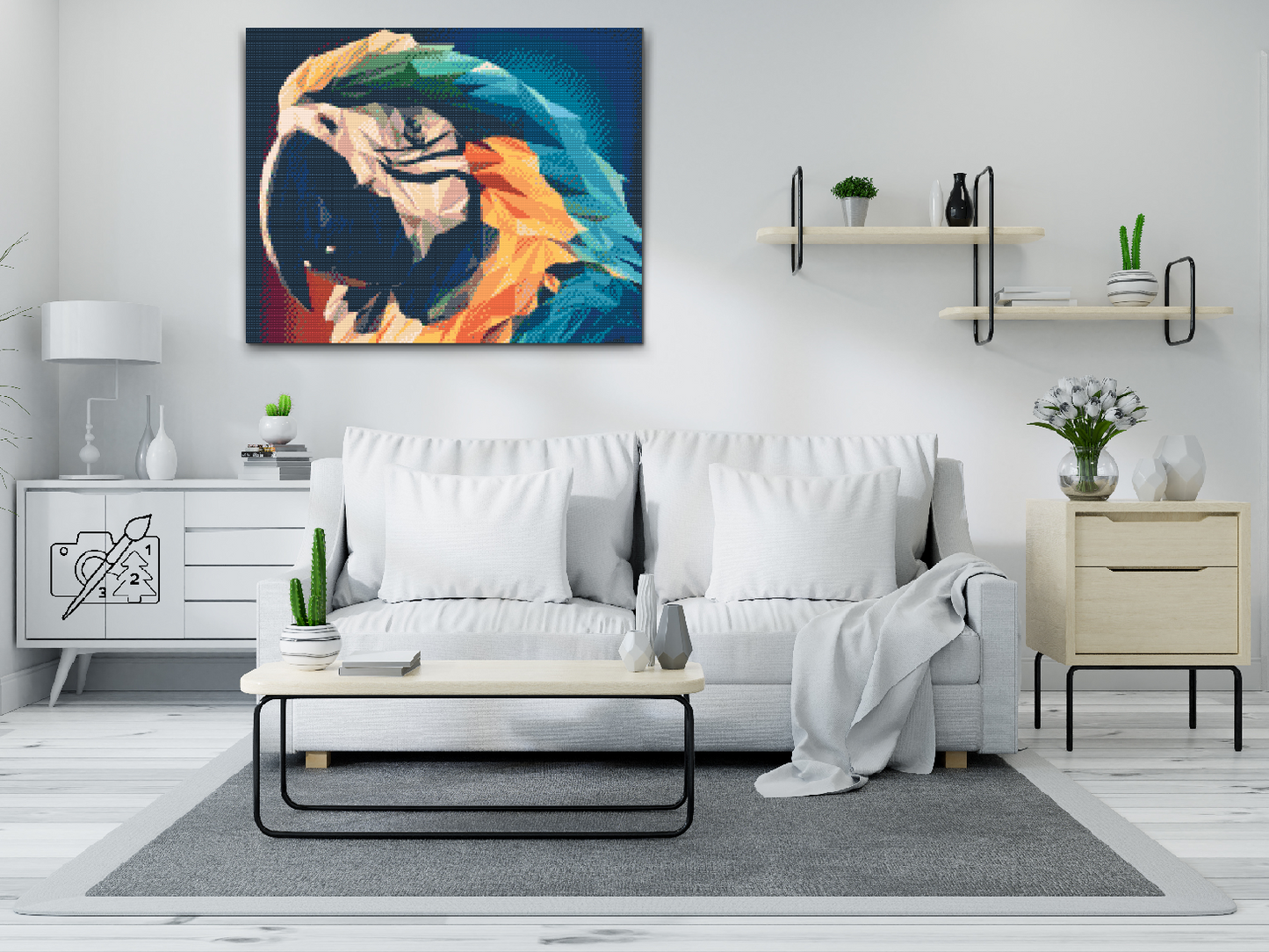 Diamond Painting - Ara Parrot 2