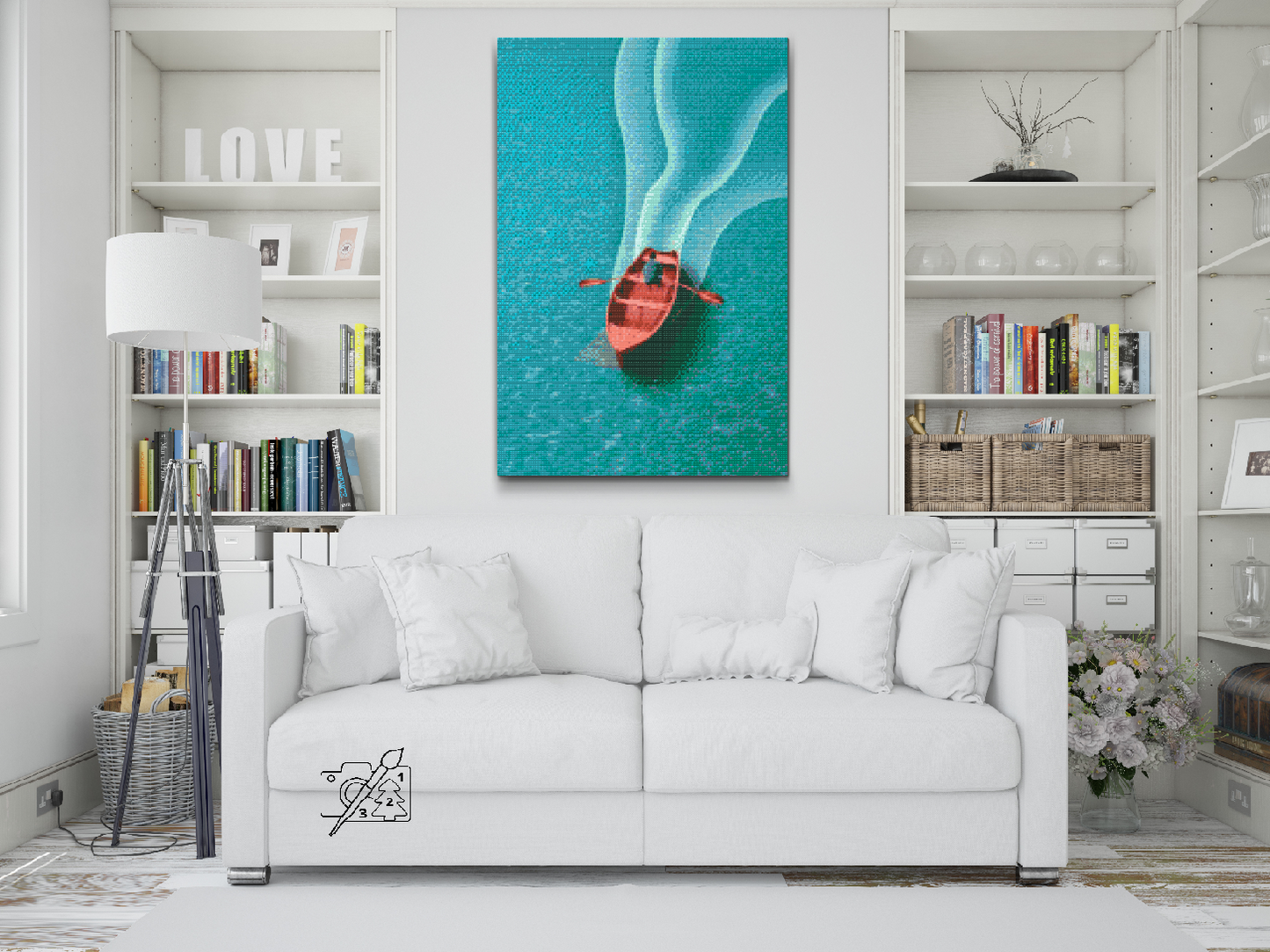 Diamond Painting - Roning til søs