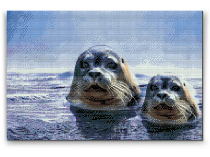 Diamond Painting - Sæler på jagt