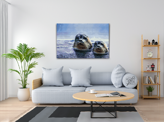 Diamond Painting - Sæler på jagt