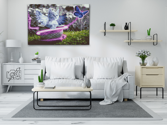 Diamond Painting - Killing med vinger