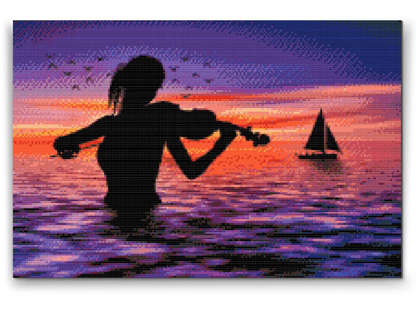Diamond Painting - Violinist i havet