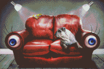 Diamond Painting - Sofahund
