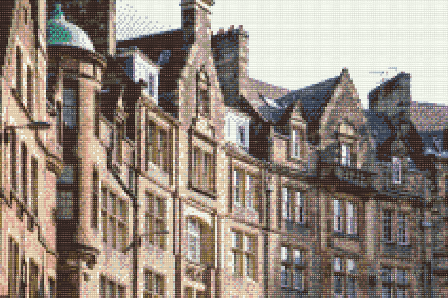 Diamond Painting - Huse i Edinburgh