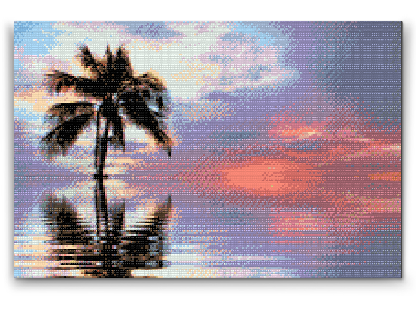 Diamond Painting - Palme i havet