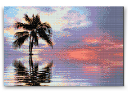 Diamond Painting - Palme i havet