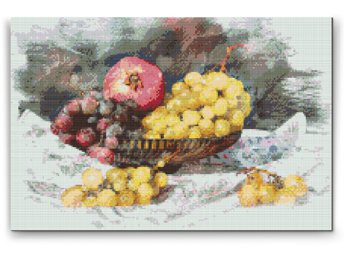 Diamond Painting - Frugter i en skål