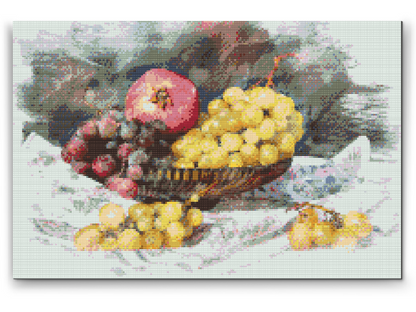 Diamond Painting - Frugter i en skål
