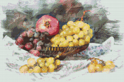 Diamond Painting - Frugter i en skål