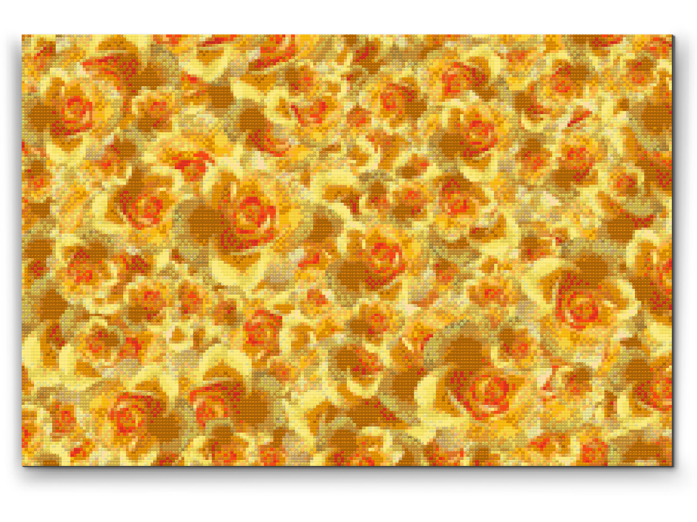 Diamond Painting - Påskeliljebaggrund