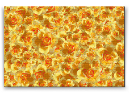 Diamond Painting - Påskeliljebaggrund