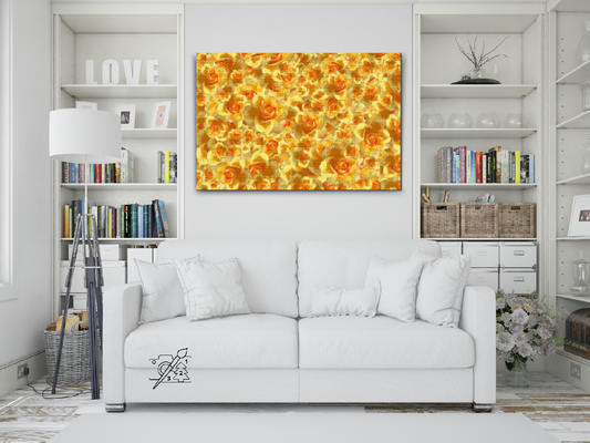 Diamond Painting - Påskeliljebaggrund